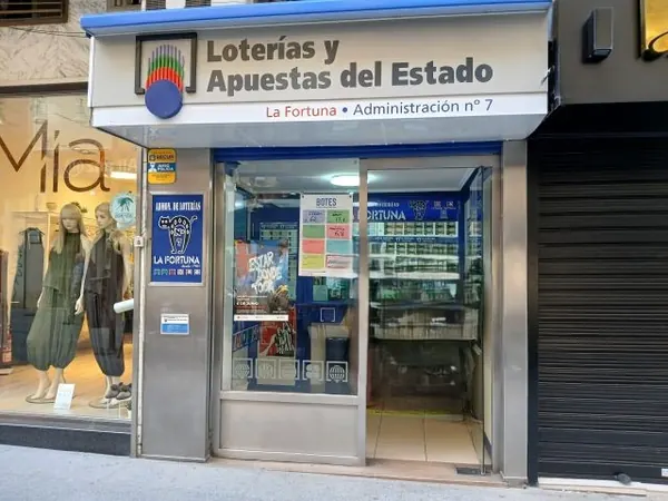 Imagen del punto de venta de Lotería