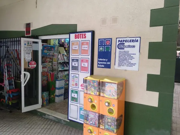 Imagen del punto de venta de Lotería