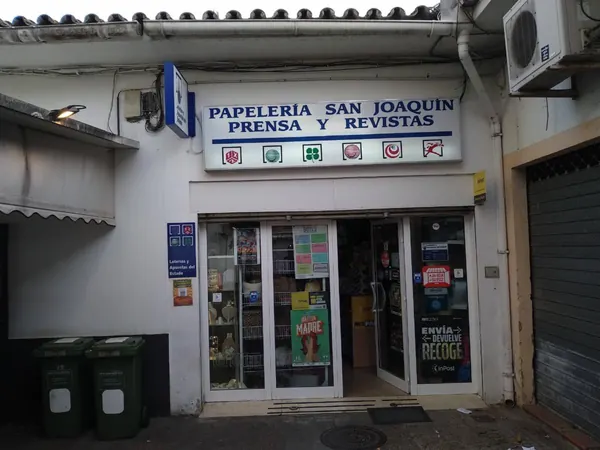 Imagen del punto de venta de Lotería
