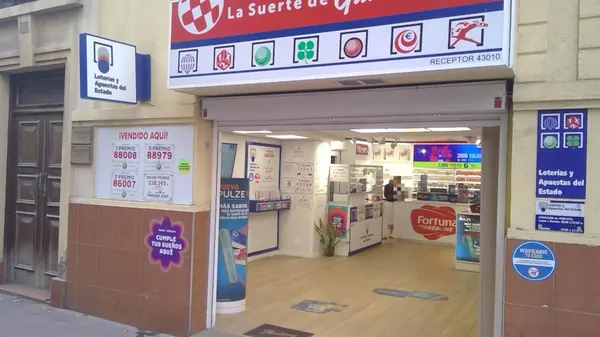 Imagen del punto de venta de Lotería