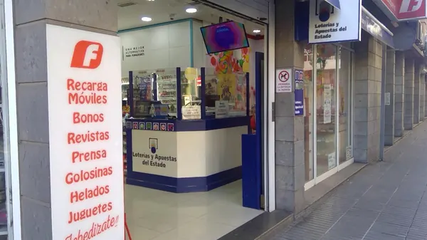 Imagen del punto de venta de Lotería