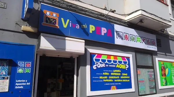 Imagen del punto de venta de Lotería