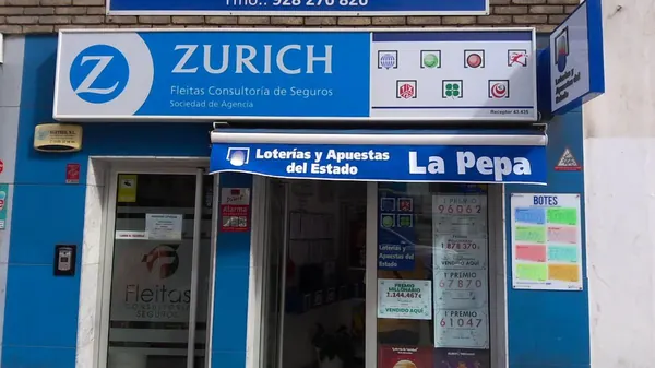Imagen del punto de venta de Lotería