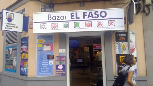 Imagen del punto de venta de Lotería
