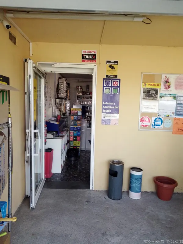 Imagen del punto de venta de Lotería