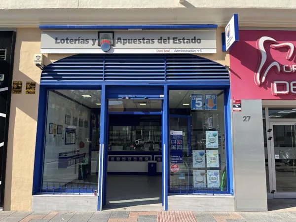 Imagen del punto de venta de Lotería