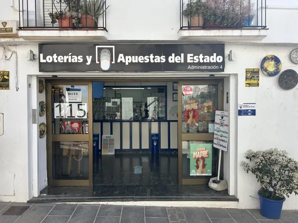 Imagen del punto de venta de Lotería
