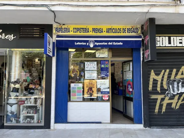Imagen del punto de venta de Lotería