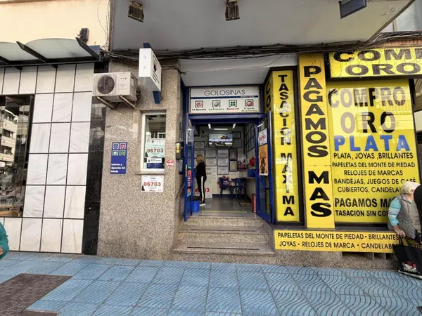 Imagen del punto de venta de Lotería