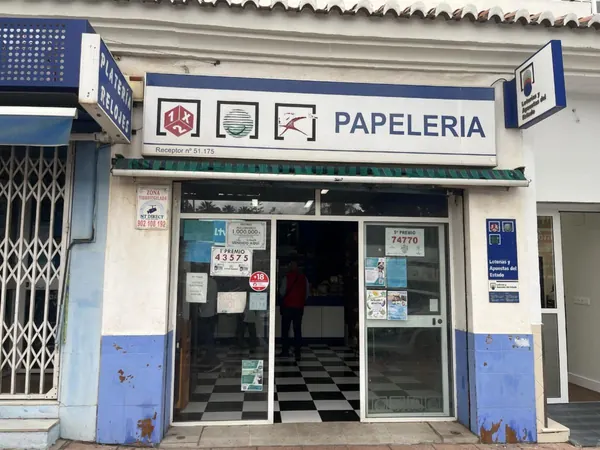 Imagen del punto de venta de Lotería