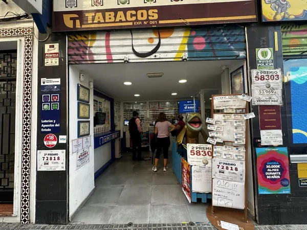 Imagen del punto de venta de Lotería