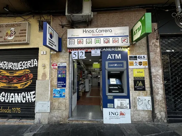 Imagen del punto de venta de Lotería