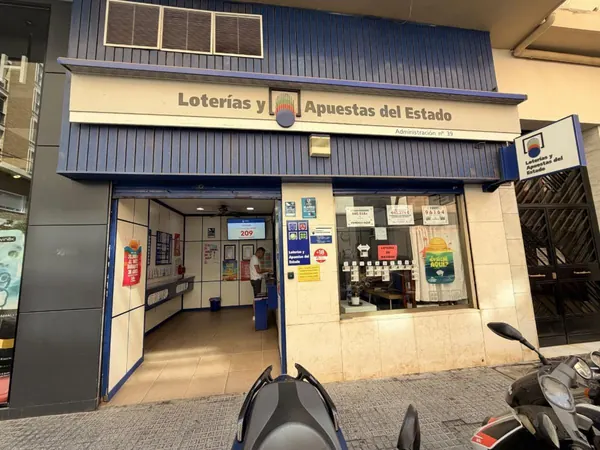 Imagen del punto de venta de Lotería