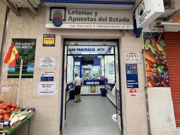 Imagen del punto de venta de Lotería