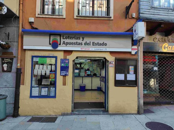 Imagen del punto de venta de Lotería