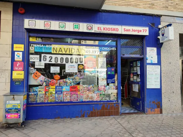 Imagen del punto de venta de Lotería