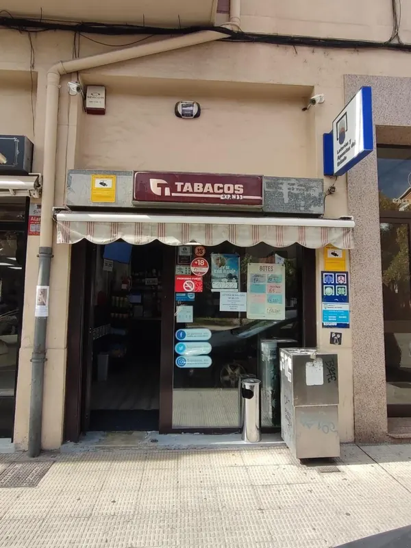 Imagen del punto de venta de Lotería