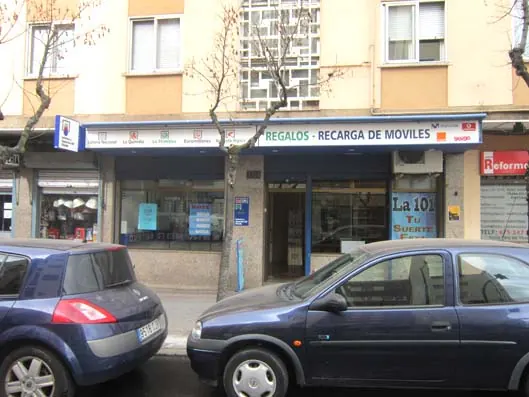 Imagen del punto de venta de Lotería