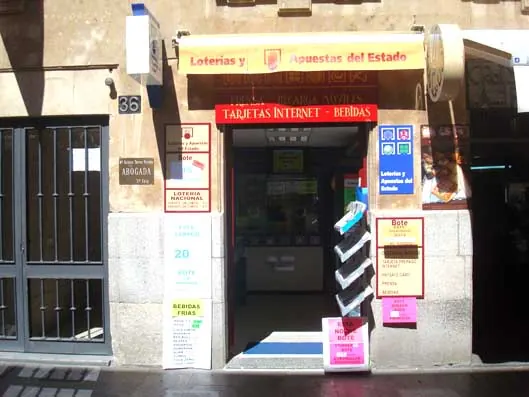 Imagen del punto de venta de Lotería
