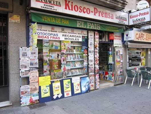Imagen del punto de venta de Lotería