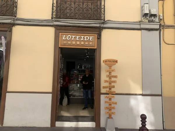 Imagen del punto de venta de Lotería