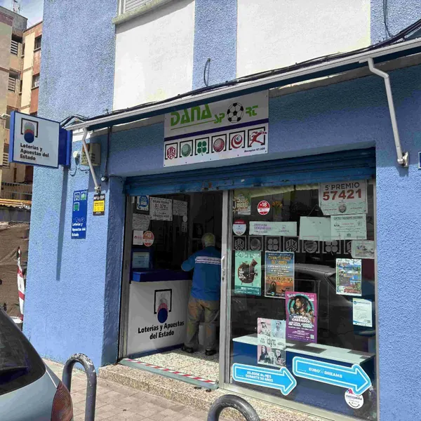 Imagen del punto de venta de Lotería
