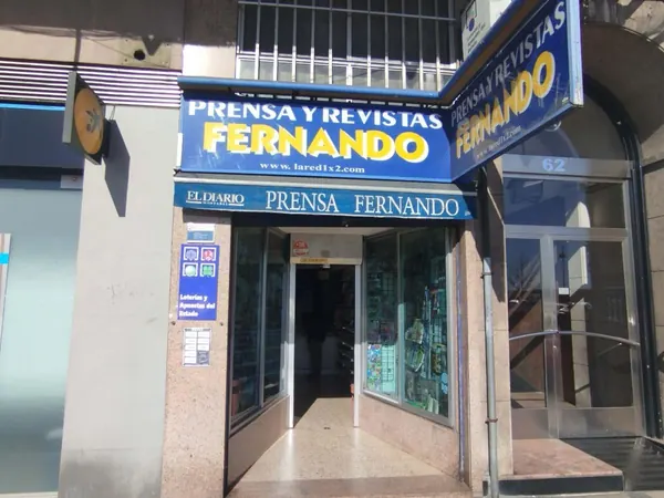 Imagen del punto de venta de Lotería