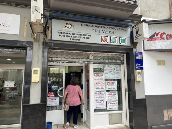 Imagen del punto de venta de Lotería