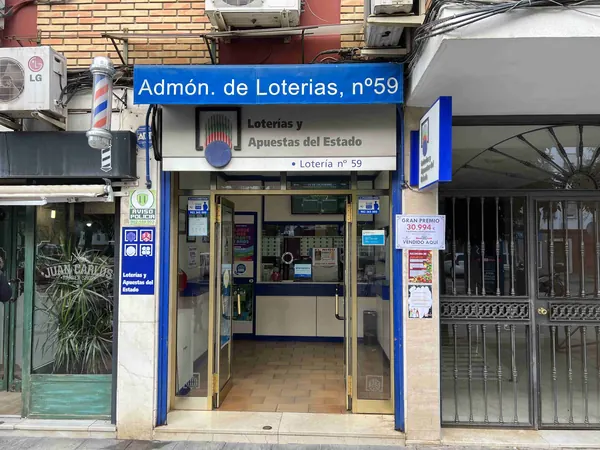 Imagen del punto de venta de Lotería