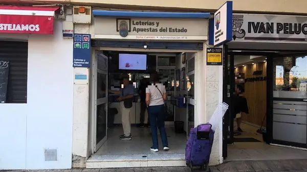 Imagen del punto de venta de Lotería
