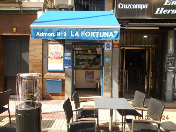 Imagen del punto de venta de Lotería
