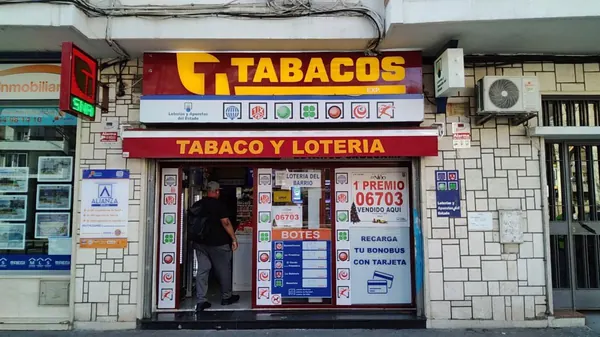 Imagen del punto de venta de Lotería