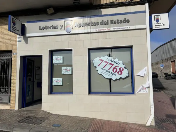 Imagen del punto de venta de Lotería
