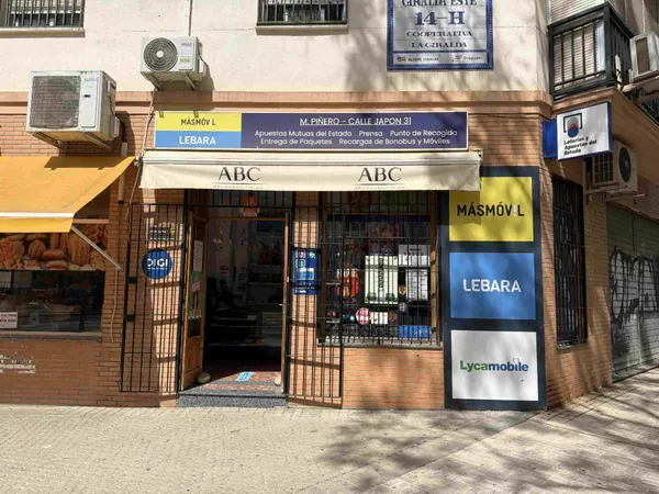 Imagen del punto de venta de Lotería