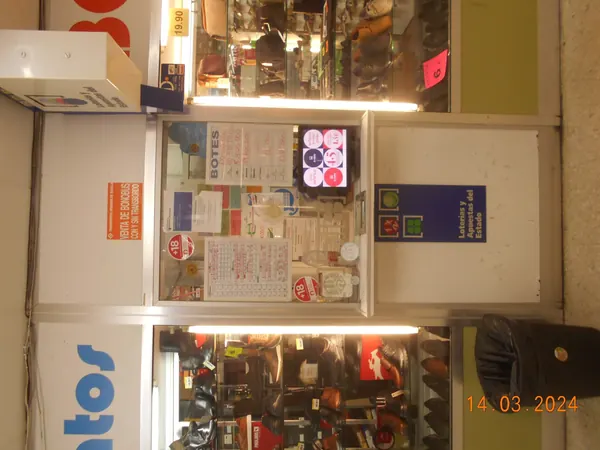 Imagen del punto de venta de Lotería
