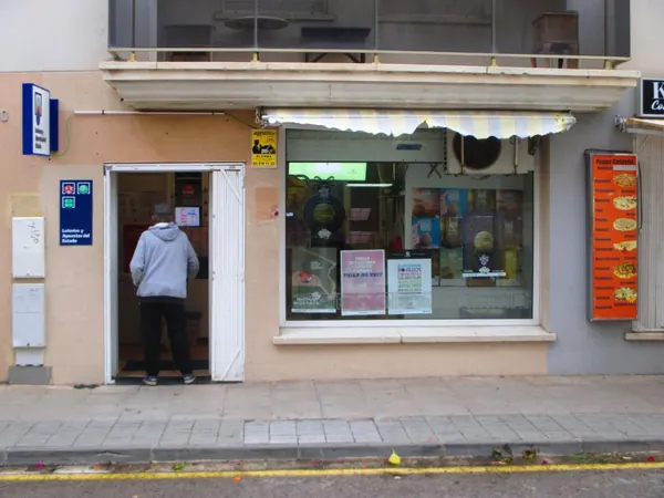 Imagen del punto de venta de Lotería