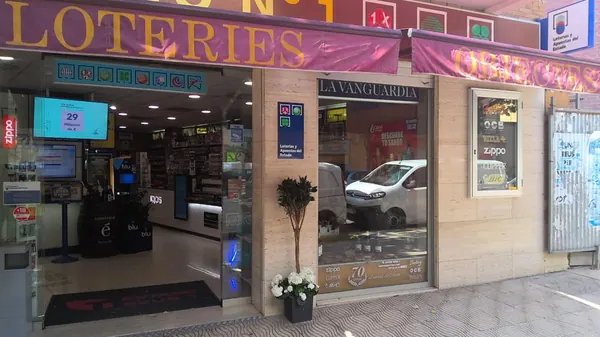 Imagen del punto de venta de Lotería