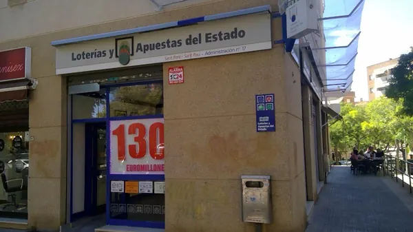 Imagen del punto de venta de Lotería