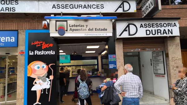 Imagen del punto de venta de Lotería