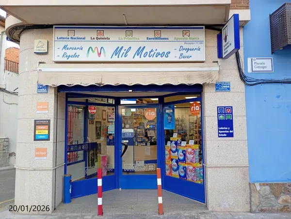 Imagen del punto de venta de Lotería
