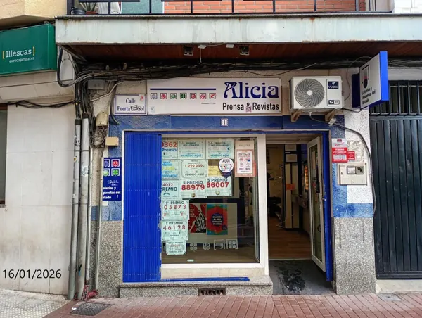 Imagen del punto de venta de Lotería