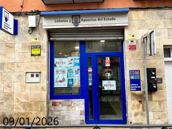 Imagen del punto de venta de Lotería
