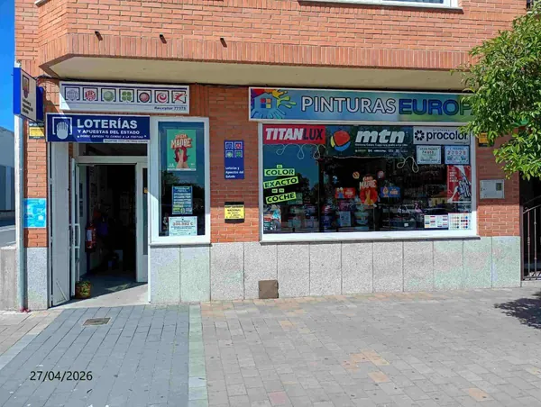 Imagen del punto de venta de Lotería