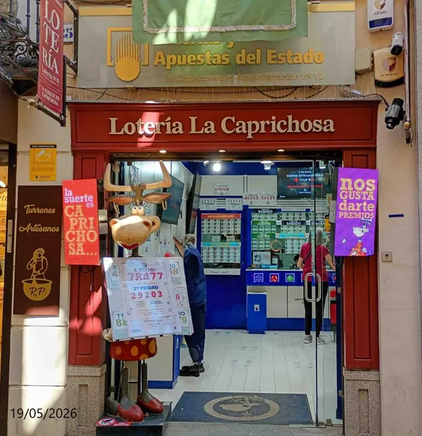 Imagen del punto de venta de Lotería