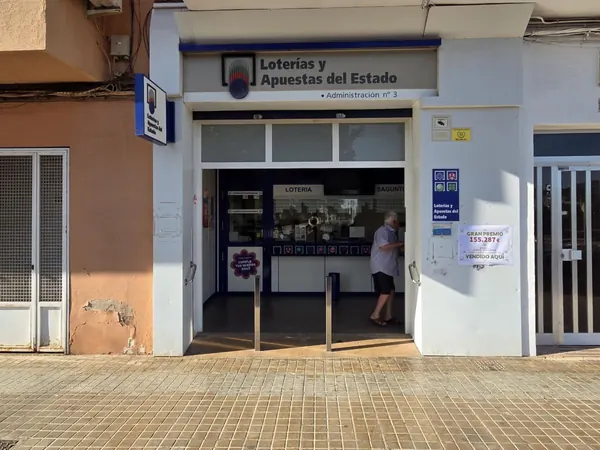 Imagen del punto de venta de Lotería