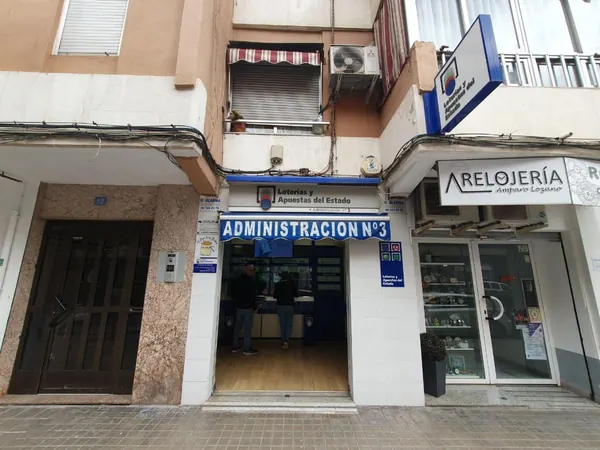 Imagen del punto de venta de Lotería
