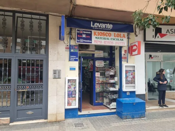 Imagen del punto de venta de Lotería