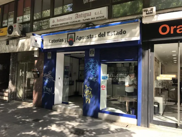 Imagen del punto de venta de Lotería