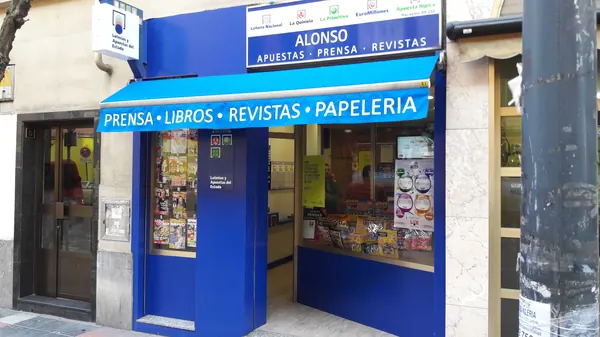 Imagen del punto de venta de Lotería