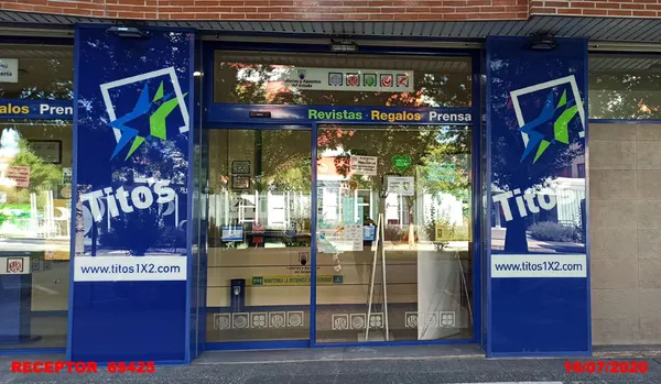 Imagen del punto de venta de Lotería